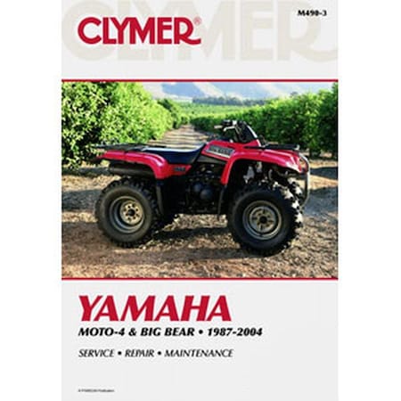 Aftermarket Clymer ATV Manual Fits Yamaha A-M490-3-AI